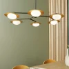 Carrei 6 Light Semi Flush Gold and Bronze Ceiling Light