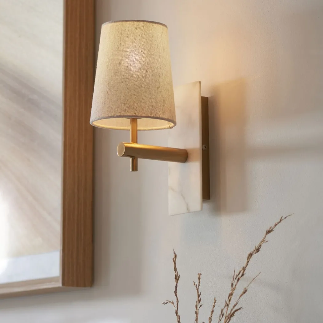 Castello Vintage Brass Wall Light