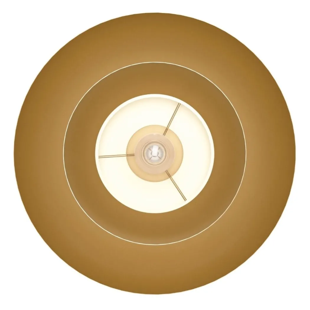 Cenciara Gold Flush Ceiling Light