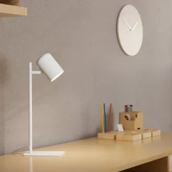 Ceppino White Desk Table Lamp