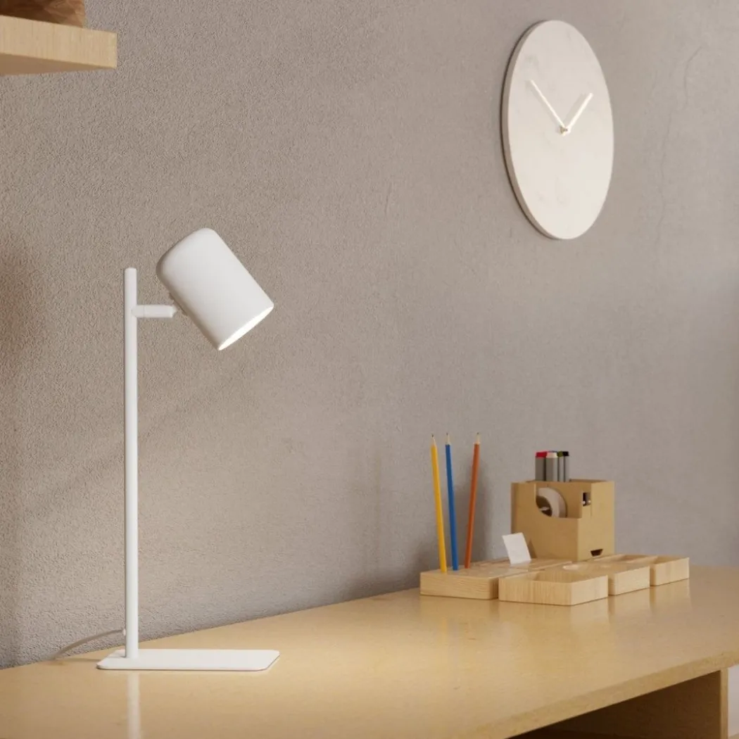 Ceppino White Desk Table Lamp