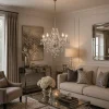 Chantelle 5 Light Clear Ceiling Light