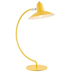 Charlie Curve Yellow Desk Table Lamp