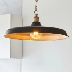 Charlie Matt Black Pendant Ceiling Light