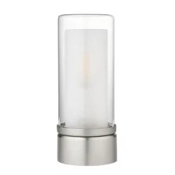 Chepstow Silver & Glass Touch Table Lamp