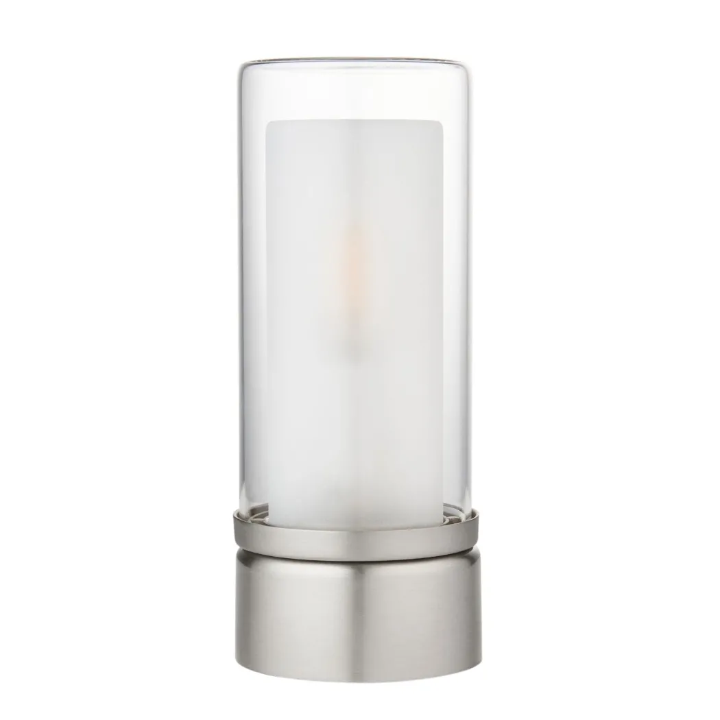 Chepstow Silver & Glass Touch Table Lamp