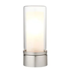 Chepstow Silver & Glass Touch Table Lamp