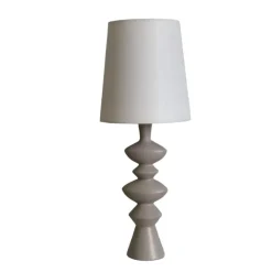 Cheryl Taupe Resin Table Lamp