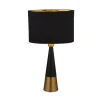 Chloe Black & Copper Table Lamp