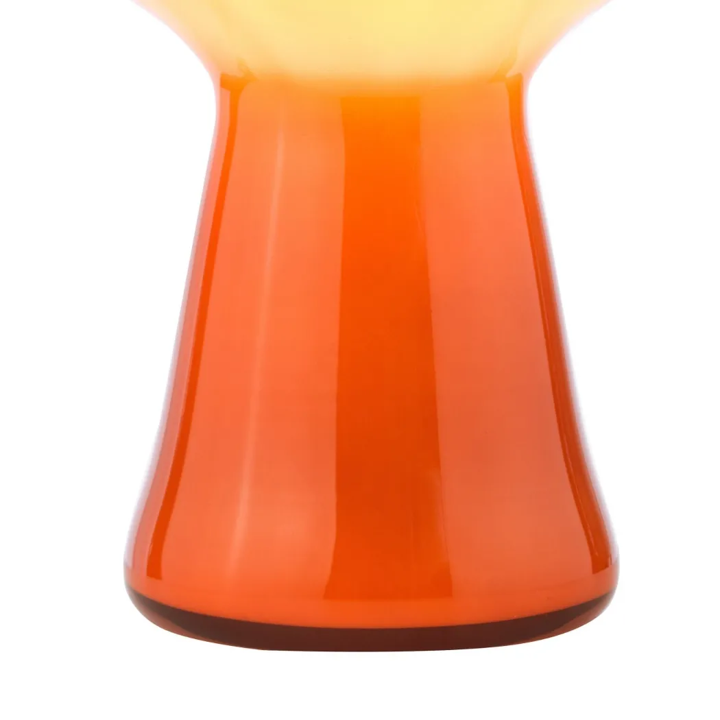 Chrissy Orange Glass Table Lamp