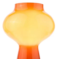 Chrissy Orange Glass Table Lamp