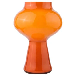 Chrissy Orange Glass Table Lamp