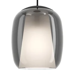 Ciampino 5 Light Black & Glass Cluster Pendant Ceiling Light