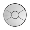 Cilnton Round Mirror Black 60x60cm