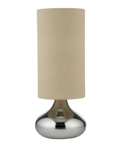 Cissy Dark Smokey Glass Table Lamp