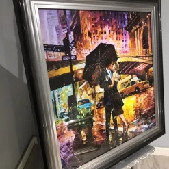 City Couple Large Framed Wall Art