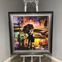 City Couple Large Framed Wall Art