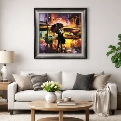 City Couple Large Framed Wall Art