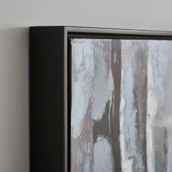 City Limits Grey Hand-Painted Canvas