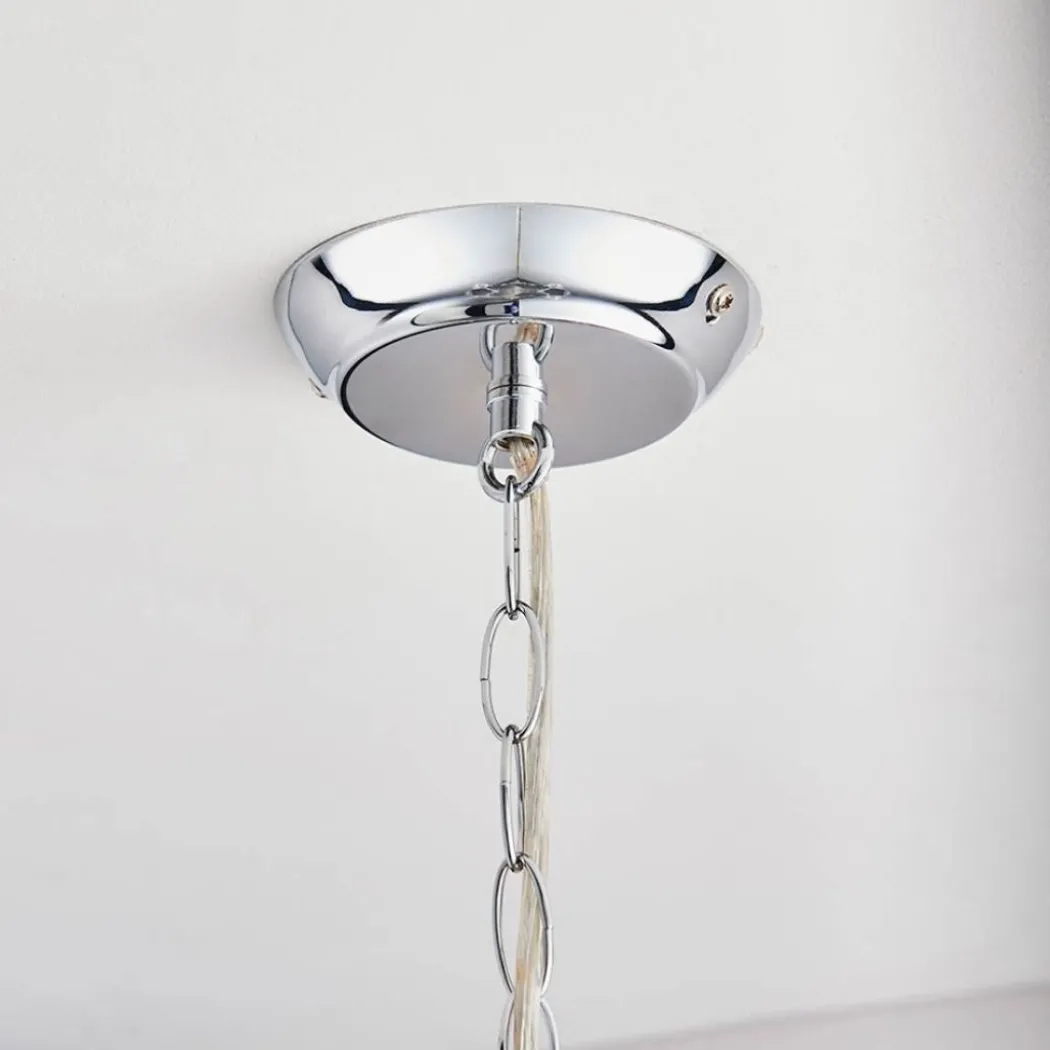 Clarence 8 Light Clear & Chrome Chandelier Ceiling Light