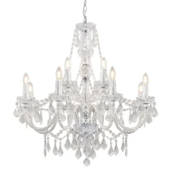 Clarence 12 Light Crystal Chandelier