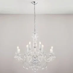 Clarence 12 Light Crystal Chandelier