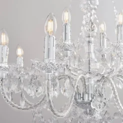 Clarence 12 Light Crystal Chandelier