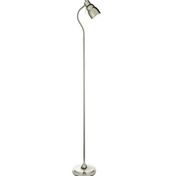 Classic Polished Nickel Task Floor Lamp