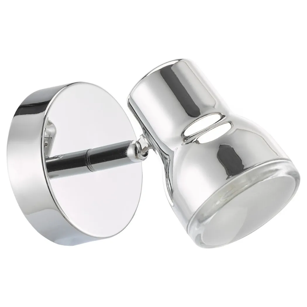 Clint Bathroom Wall Spotlight Polished Chrome IP44
