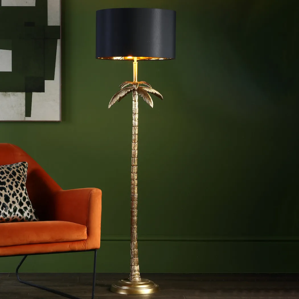 Coco Floor Lamp Antique Gold