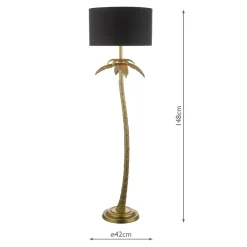 Coco Floor Lamp Antique Gold