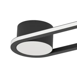 Collecorvino Black LED Flush Ceiling Light