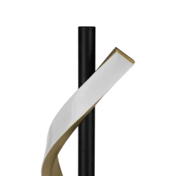 Conaprato Black and Brushed Brass LED Table Lamp