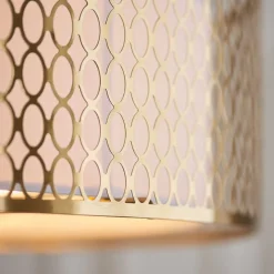Cordero 3 Light Gold Flush Ceiling Light