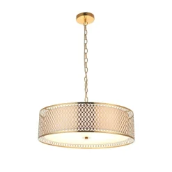 Cordero 3 Light Gold Pendant Ceiling Light
