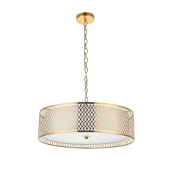 Cordero 3 Light Gold Pendant Ceiling Light