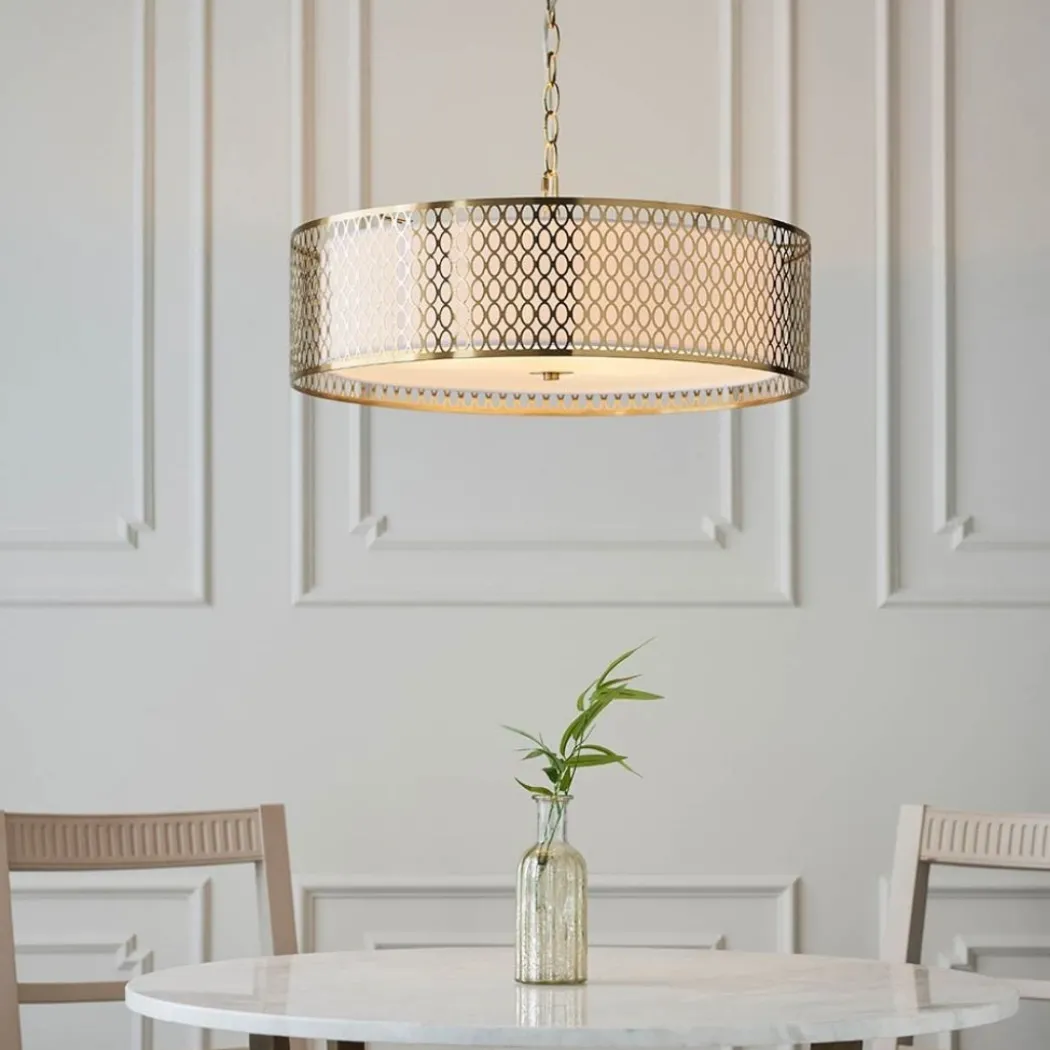 Cordero 3 Light Gold Pendant Ceiling Light