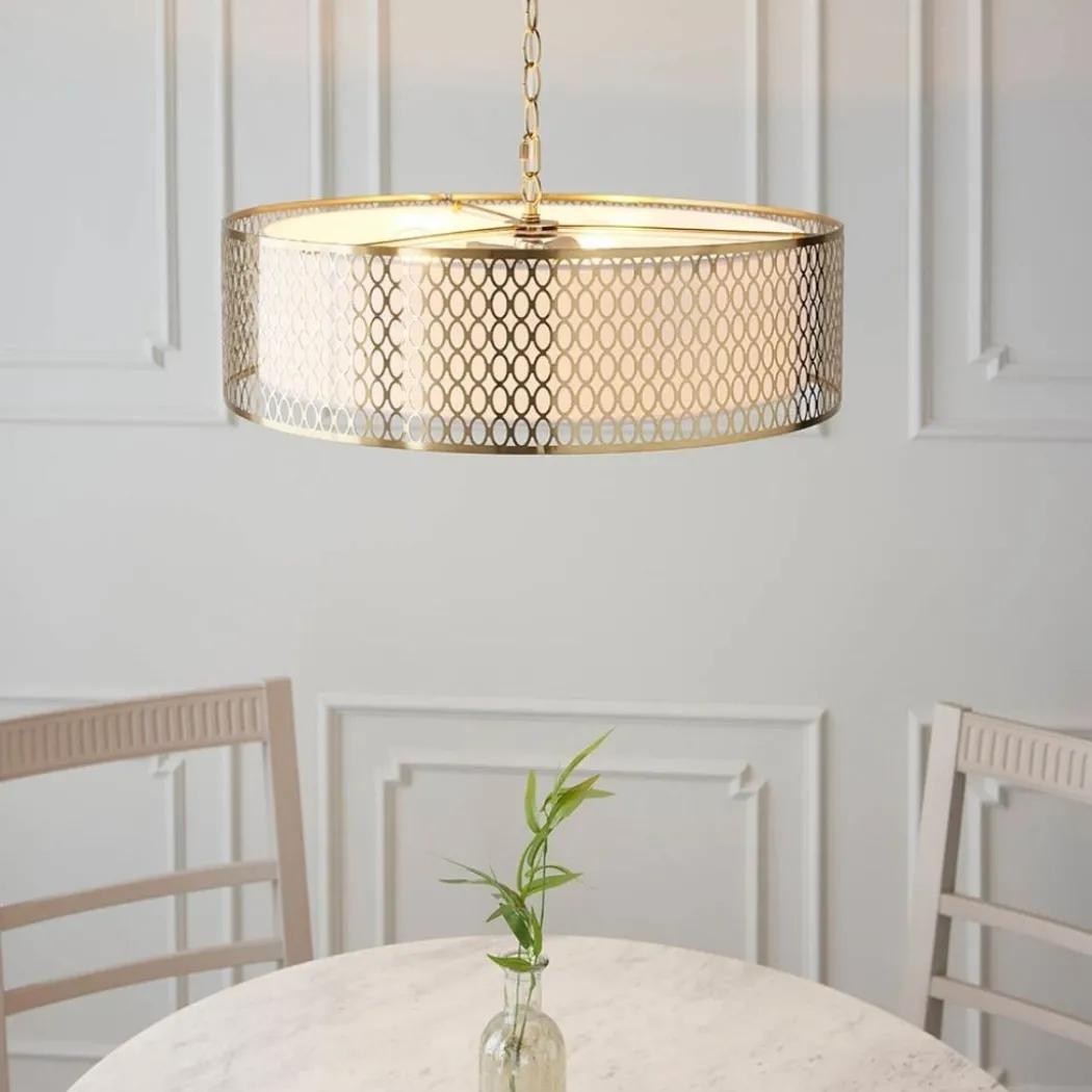 Cordero 3 Light Gold Pendant Ceiling Light