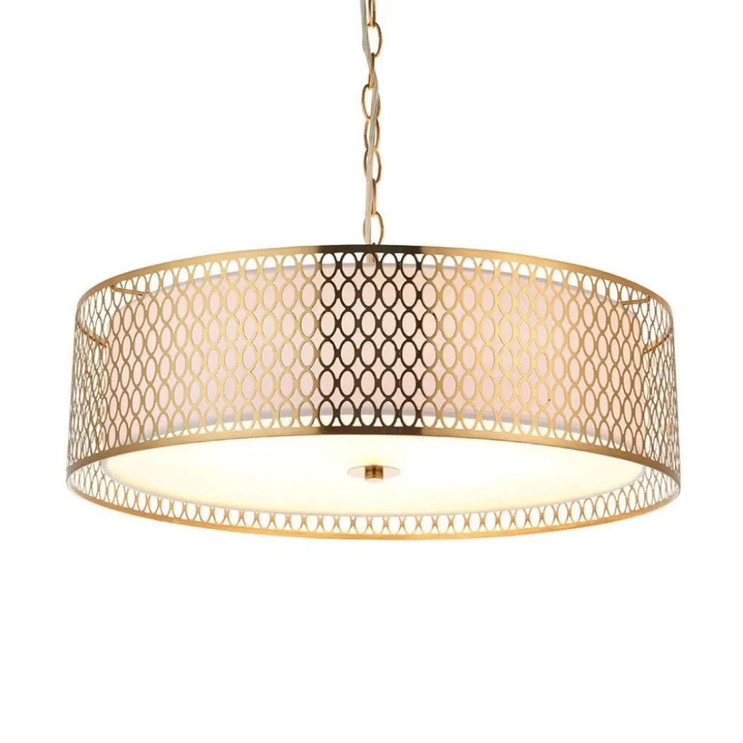Cordero 3 Light Gold Pendant Ceiling Light