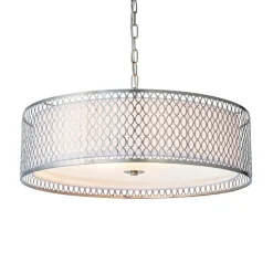 Cordero 3 Light Satin Nickel Pendant Ceiling Light