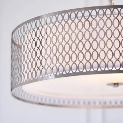 Cordero 3 Light Satin Nickel Pendant Ceiling Light