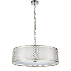 Cordero 3 Light Satin Nickel Pendant Ceiling Light