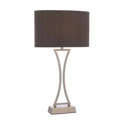 Corrina Antique Brass Touch Table Lamp