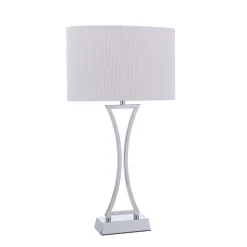 Corrina Polished Chrome Touch Table Lanp
