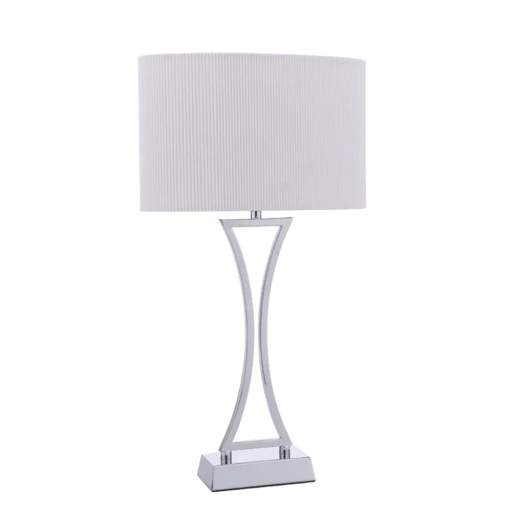 Corrina Polished Chrome Touch Table Lanp