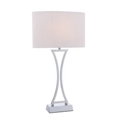 Corrina Polished Chrome Touch Table Lanp