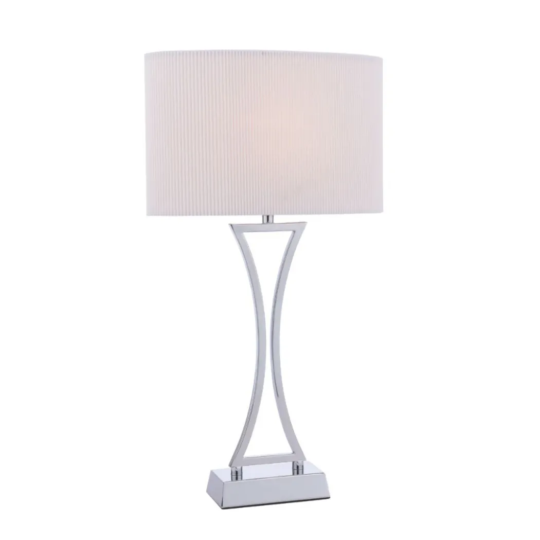 Corrina Polished Chrome Touch Table Lanp