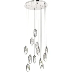 Crystal LED Cluster Pendant Ceiling Light