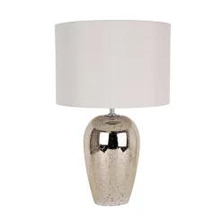 Cyrus Dual Lit Speckled 47cm Glass Table Lamp
