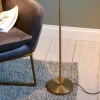 Dedicated Reader Gold LED Task Floor Lamp